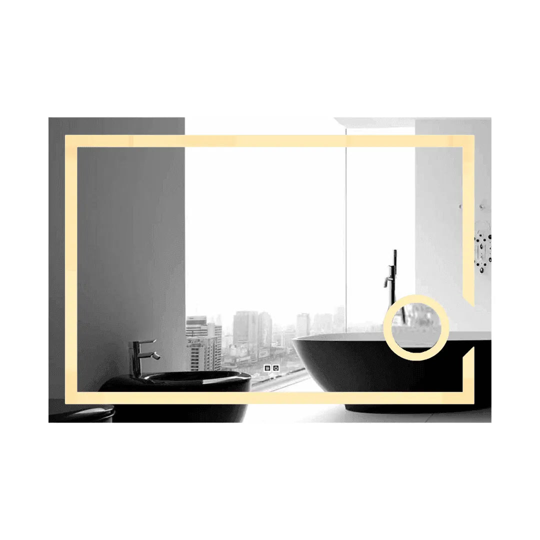 LED Vanity Mirror with Lights - MSL815 for Makeup, Shaving & Skincare | Dimmable Touch Control, Hollywood Style, Perfect for Bathroom & Bedroom
