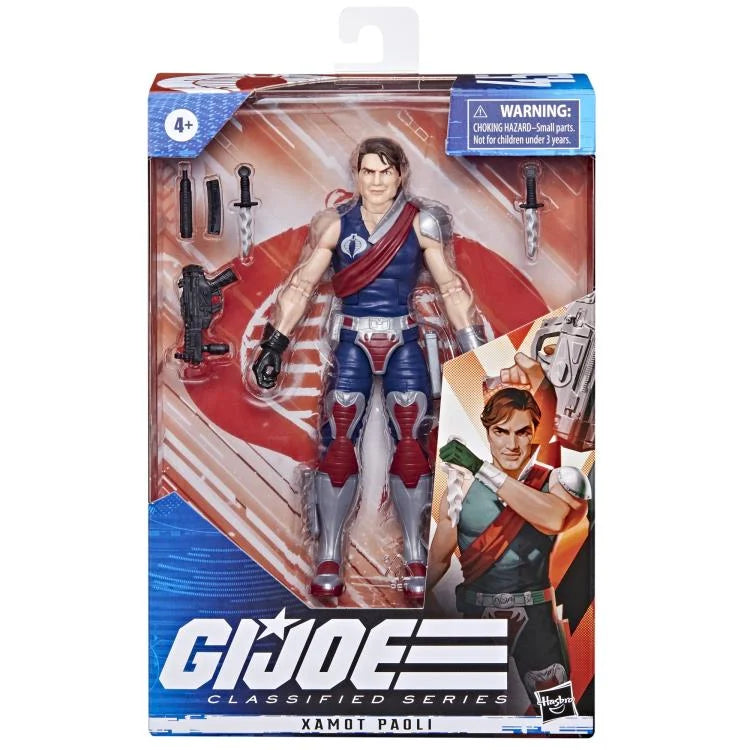 G.I. Joe: Classified Series Xamot Paoli Action Figure - Collectible 6-Inch Military Toy for Display & Play - Perfect for Fans & Collectors