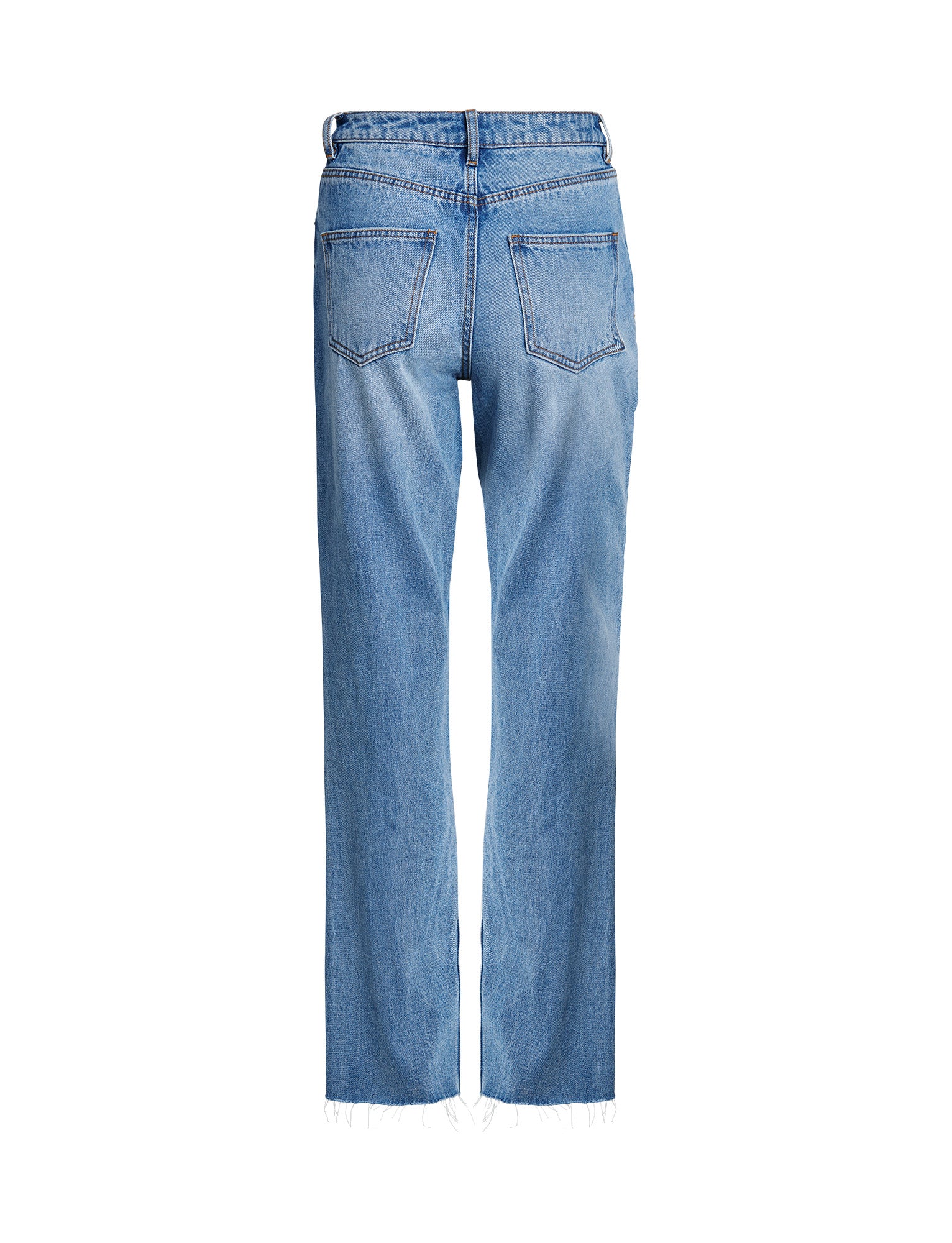 SACHA JEAN Mid Blue Women's High Waist Skinny Jeans - Comfortable Stretch Denim Pants for Casual Wear & Everyday Outfits