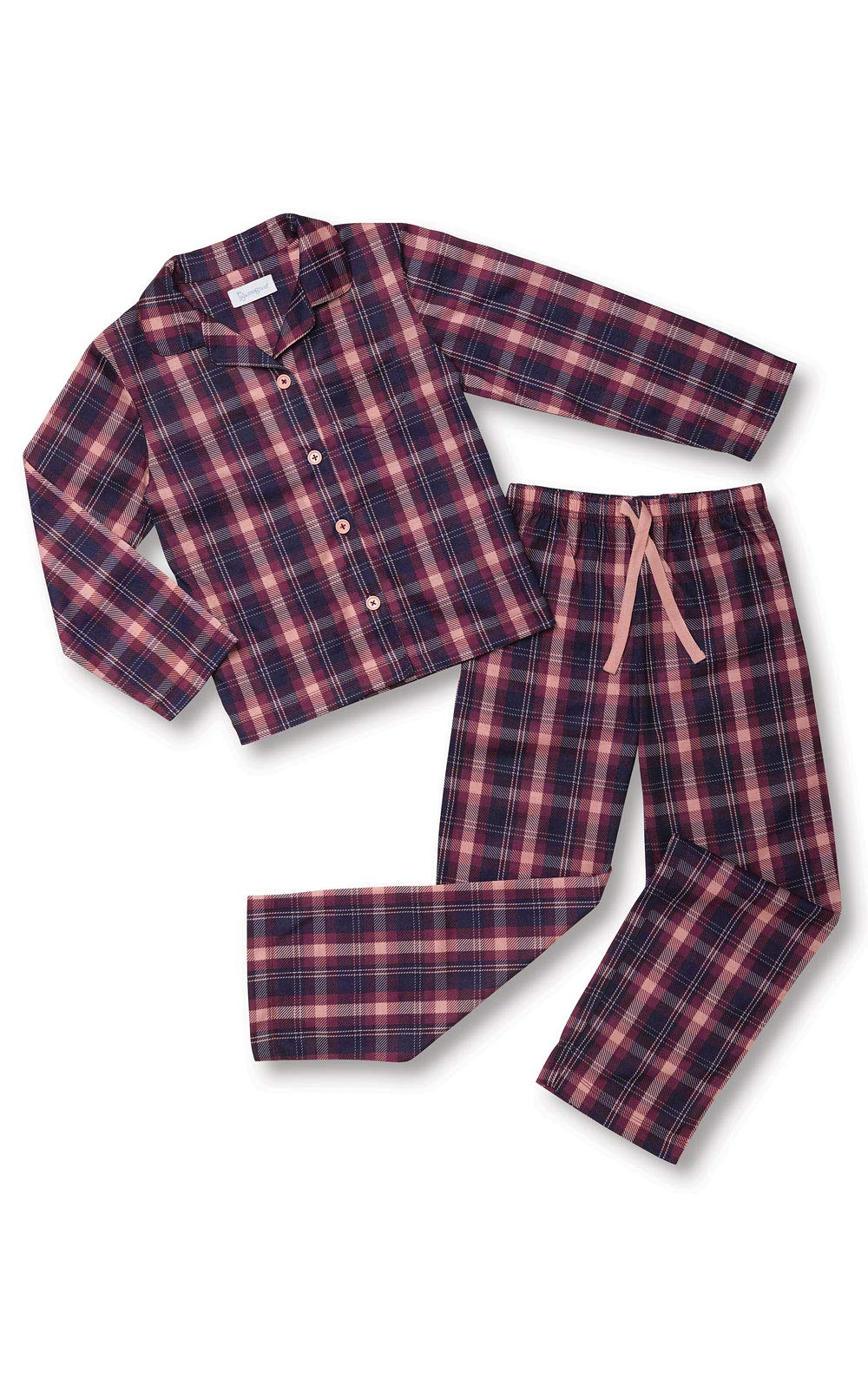 PajamaGram Kids Button Down Pajamas - Soft & Comfortable Cotton Sleepwear for Boys & Girls | Perfect for Bedtime, Sleepovers & Family Movie Nights