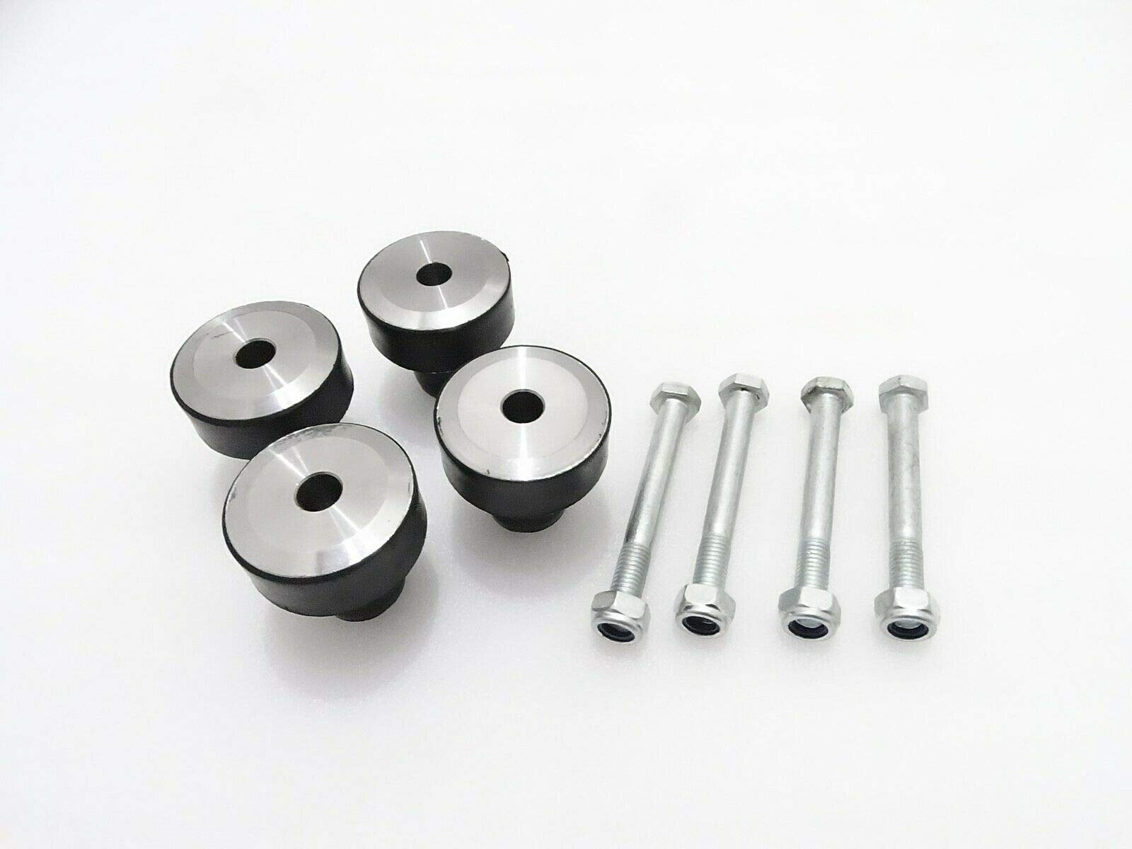 Royal Crusaders Heavy-Duty Engine Mounts, Nuts & Bolts Kit - Set of 4 Compatible with JCB Excavators & Loaders - Perfect for Construction Equipment Repairs & Maintenance