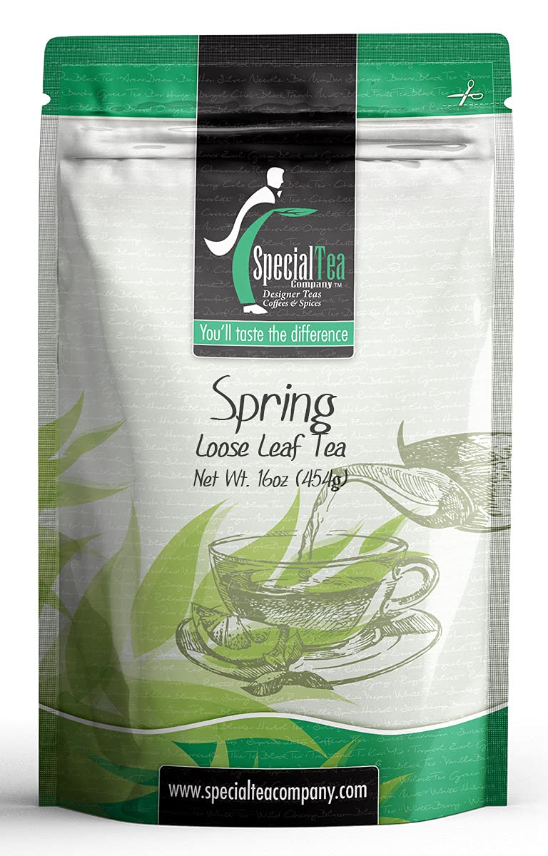 Premium Spring Black Tea Loose Leaf - 16 oz | SpecialTea Company | High-Quality Organic Tea for Afternoon Tea, Iced Tea & Gifting | Perfect for Tea Lovers & Home Brewing