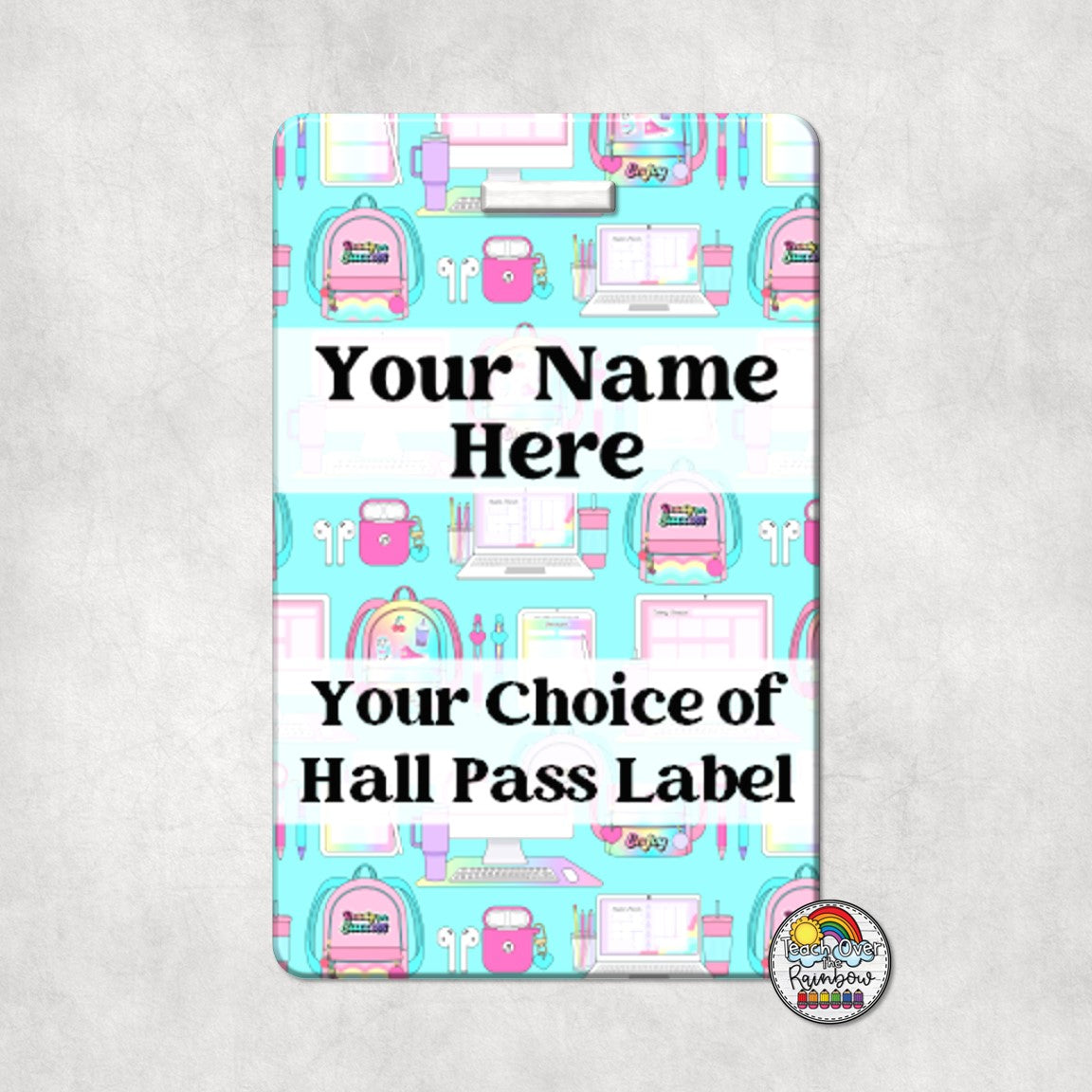 Blue School Supplies Single Pass - Premium Quality School & Office Essentials for Students & Teachers - Perfect for Notebooks, Binders & Homework Organization
