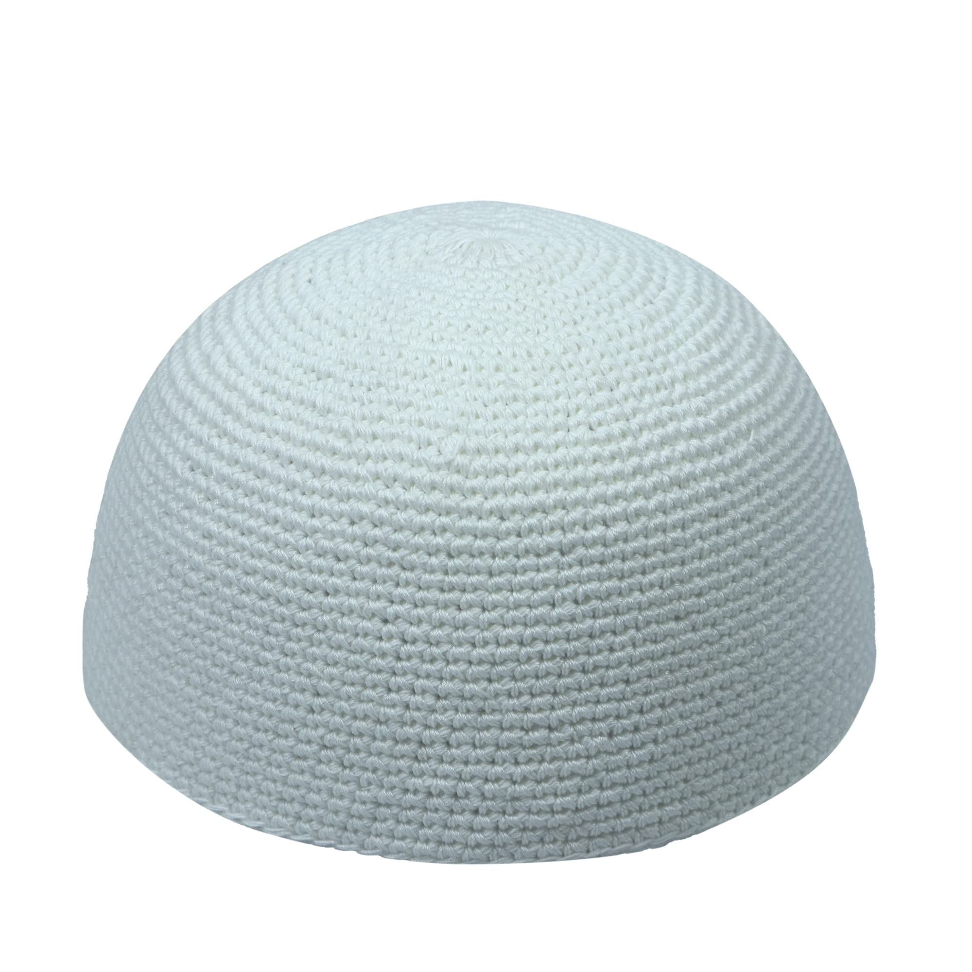 Handmade Crochet Cotton White Skull Cap - Soft & Comfortable Winter Beanie for Men & Women - Perfect for Cold Weather, Outdoor Activities & Gifts
