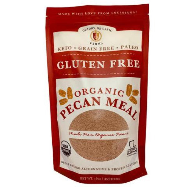 Guidry Farms Premium Pecan Meal - Gluten-Free, Non-GMO Nut Flour for Baking & Cooking | Perfect for Pies, Cookies, Pancakes & Healthy Recipes