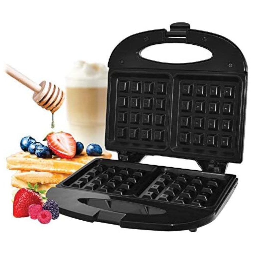HAUZ AWM265 Compact and Lightweight 2 Slice Waffle Maker - Perfect for Breakfast, Brunch & Quick Snacks at Home or Office