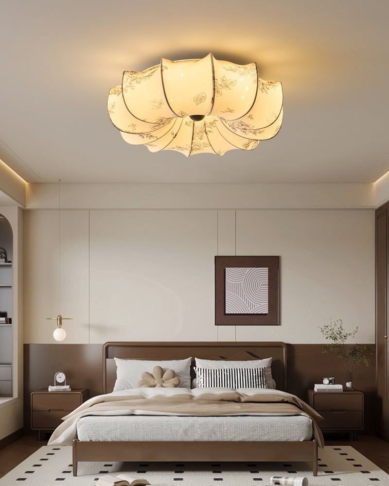 Floralis Modern Ceiling Light Fixture - Elegant Floral Design LED Lighting for Living Room, Bedroom & Dining Room | Energy Efficient Home Decor