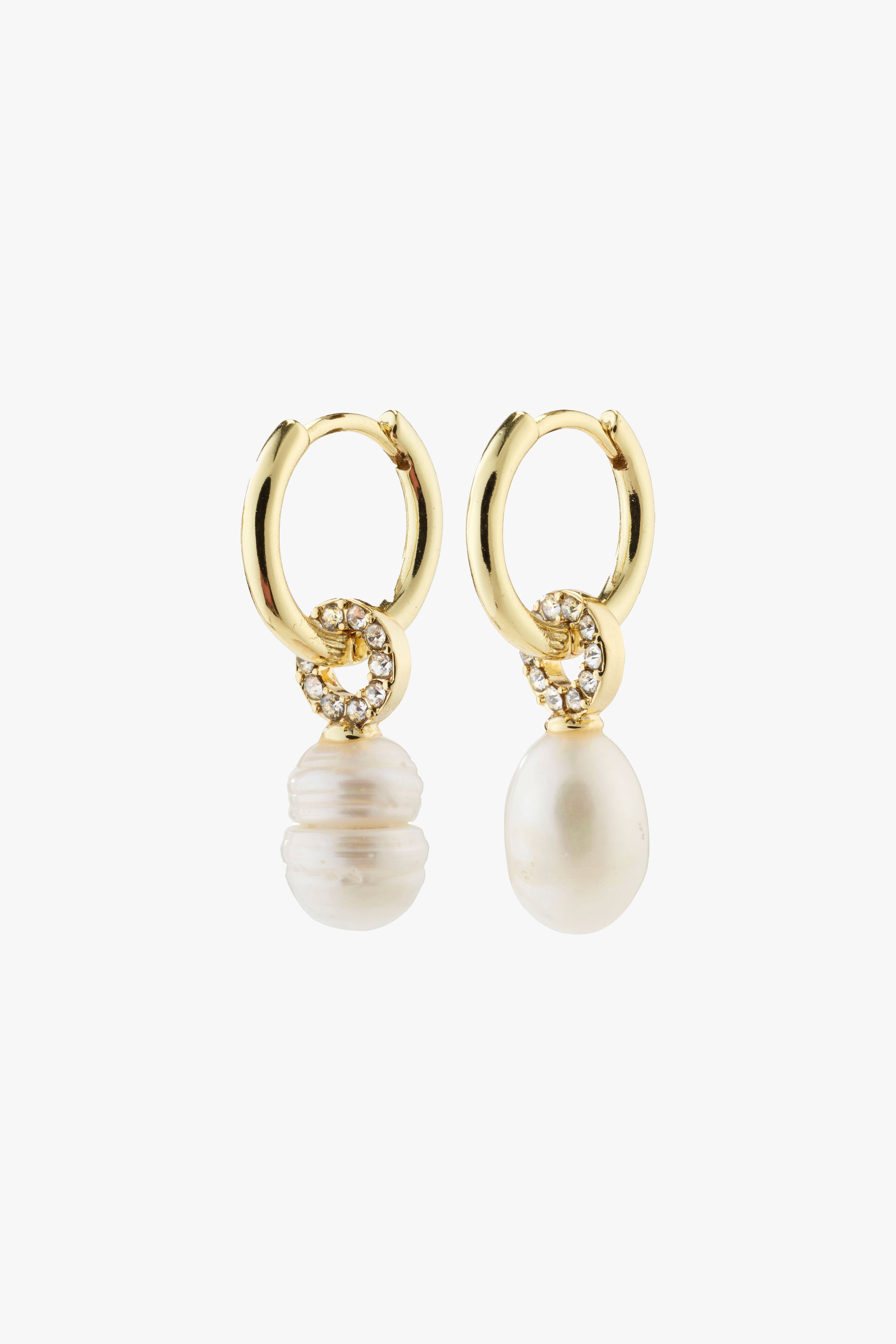 Baker Freshwater Pearl Gold Plated Earrings for Women - Elegant Dangle Earrings for Wedding, Party & Everyday Wear