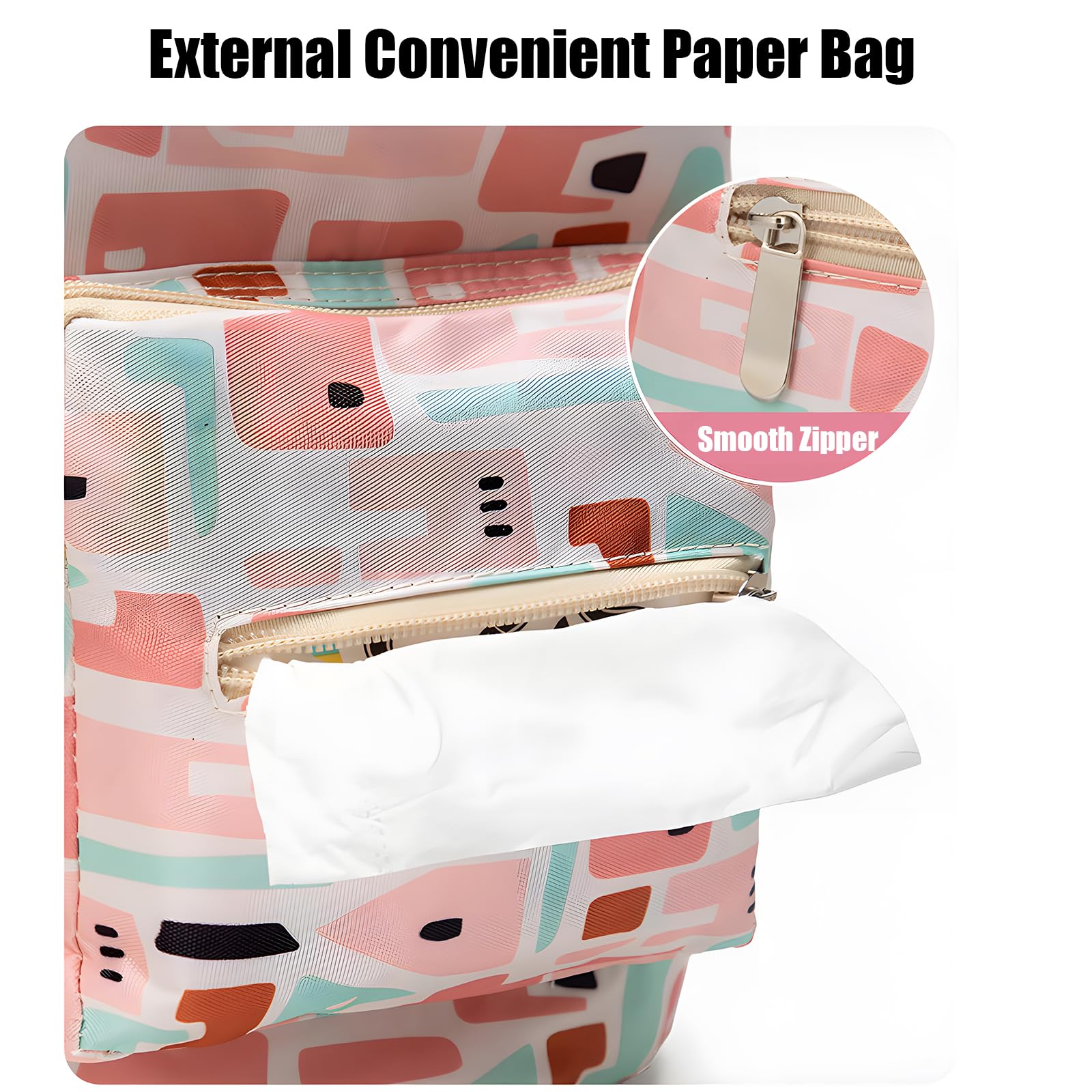 Waterproof Bike Basket Liner - Large Capacity Handlebar Bag Organizer for Cycling, Scooters & Travel | Portable Storage Bin for Kids Bikes & Battery Protection | Durable Fabric in Pink | Perfect for Commuting, Outdoor Adventures & Family Trips