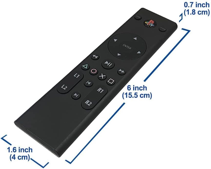 Bluetooth PS5 Remote Control for PlayStation 5 & PlayStation 4 Console - Multimedia Remote with Backlit Buttons for Gaming & Streaming Movies at Home