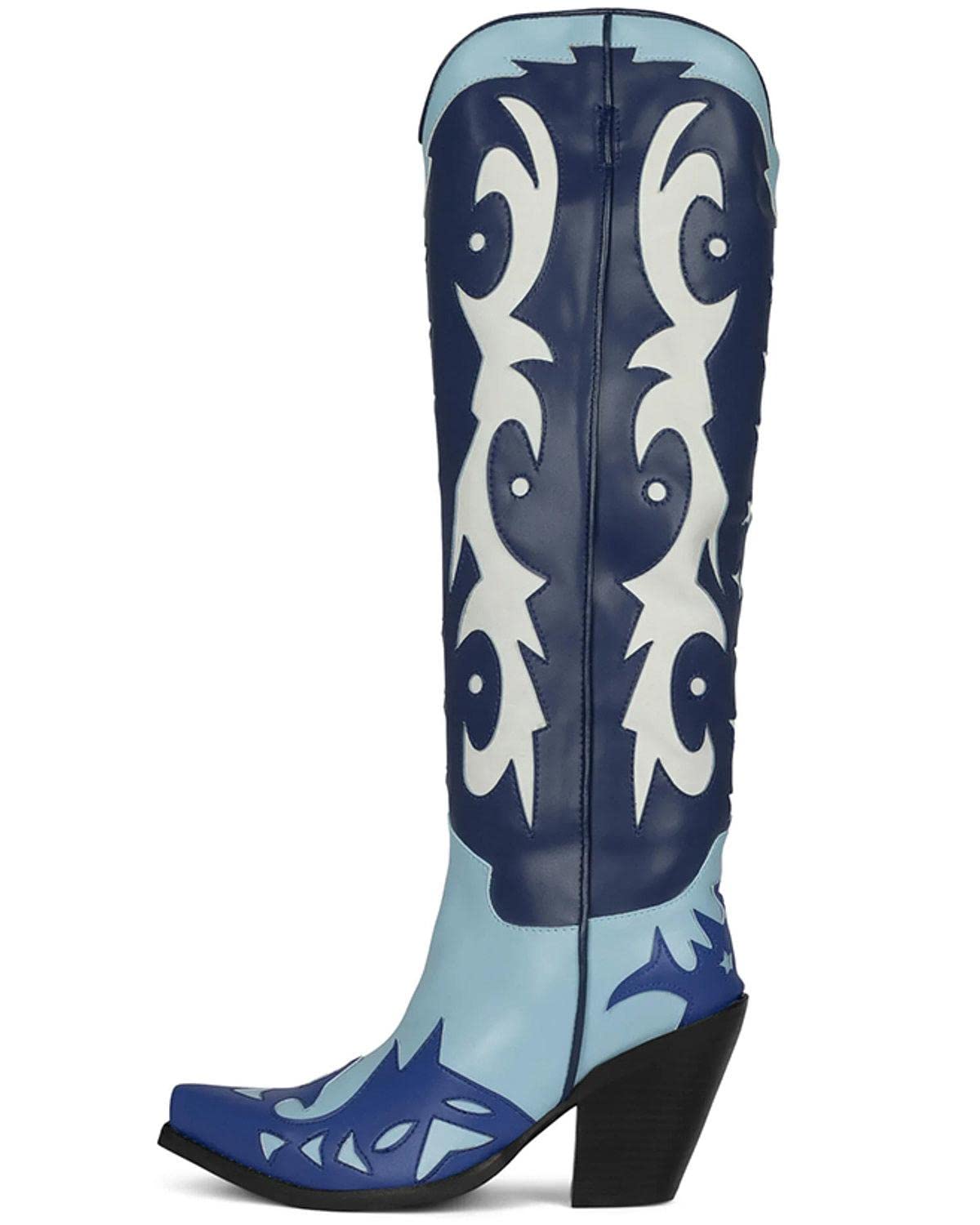 Jeffrey Campbell Women's Dagget Western Boots - Snip Toe Cowgirl Boots for Country Style & Fashion | Perfect for Rodeo, Concerts & Western Outfits