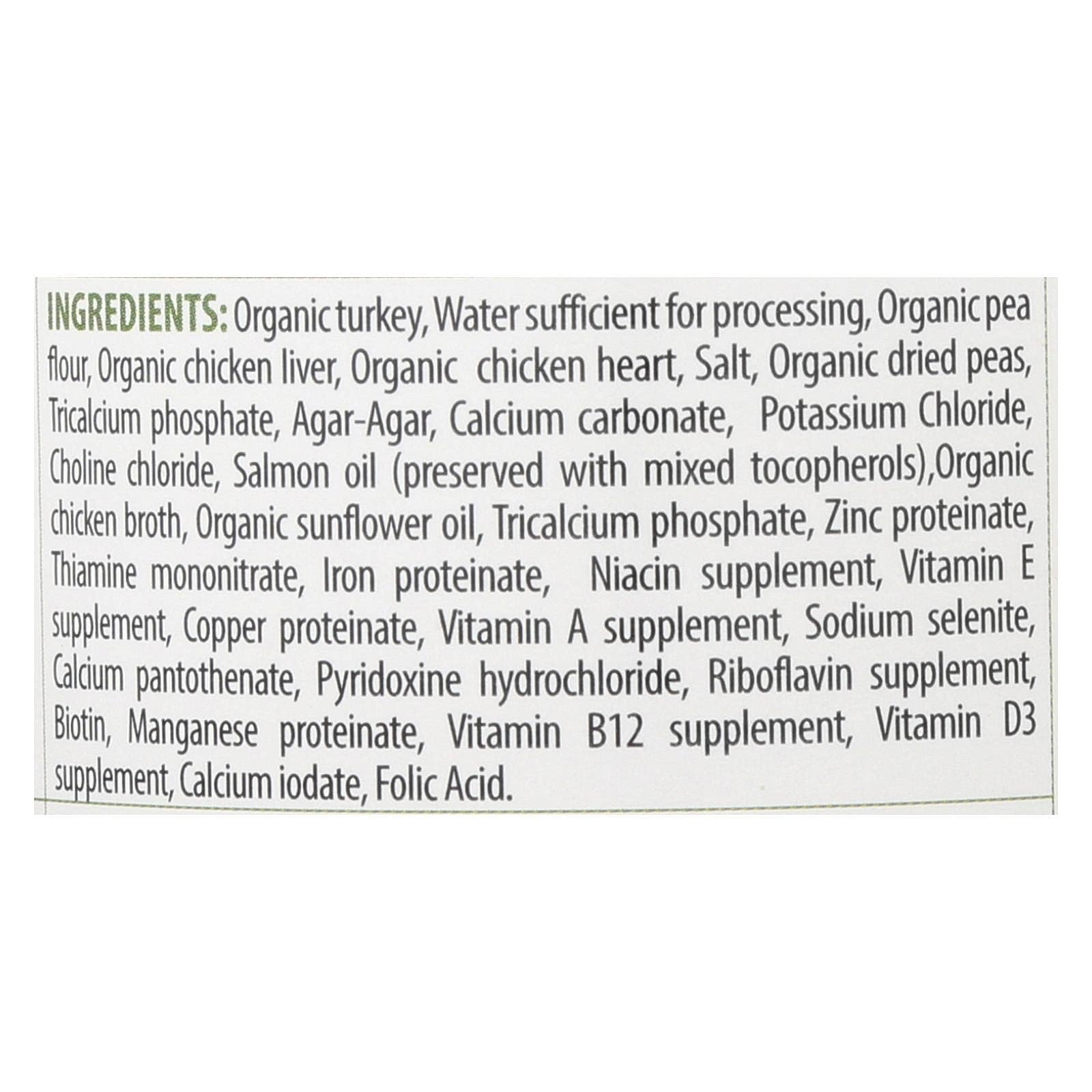 Tender & True Organic Grain-Free Canned Dog Food - Turkey & Liver Recipe, 12.5 oz (Pack of 12) | High Protein, All-Natural Ingredients for Adult Dogs | Perfect for Mealtime, Training Treats & Sensitive Stomachs