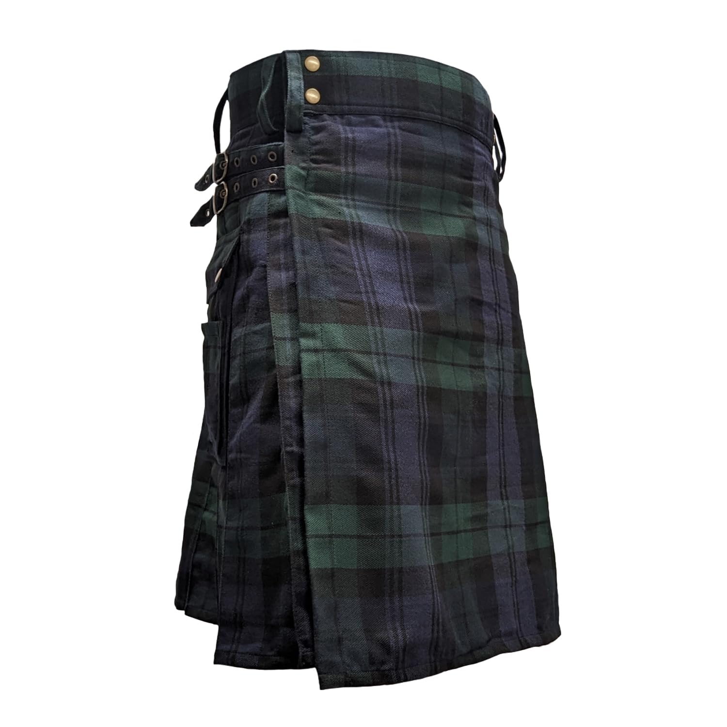 UT Kilts Men's Standard Tartan Utility Kilt - Adjustable Hip Straps | Modern Scottish Tactical Kilt for Everyday Wear | Perfect for Highland Games, Renaissance Fairs & Casual Outfits