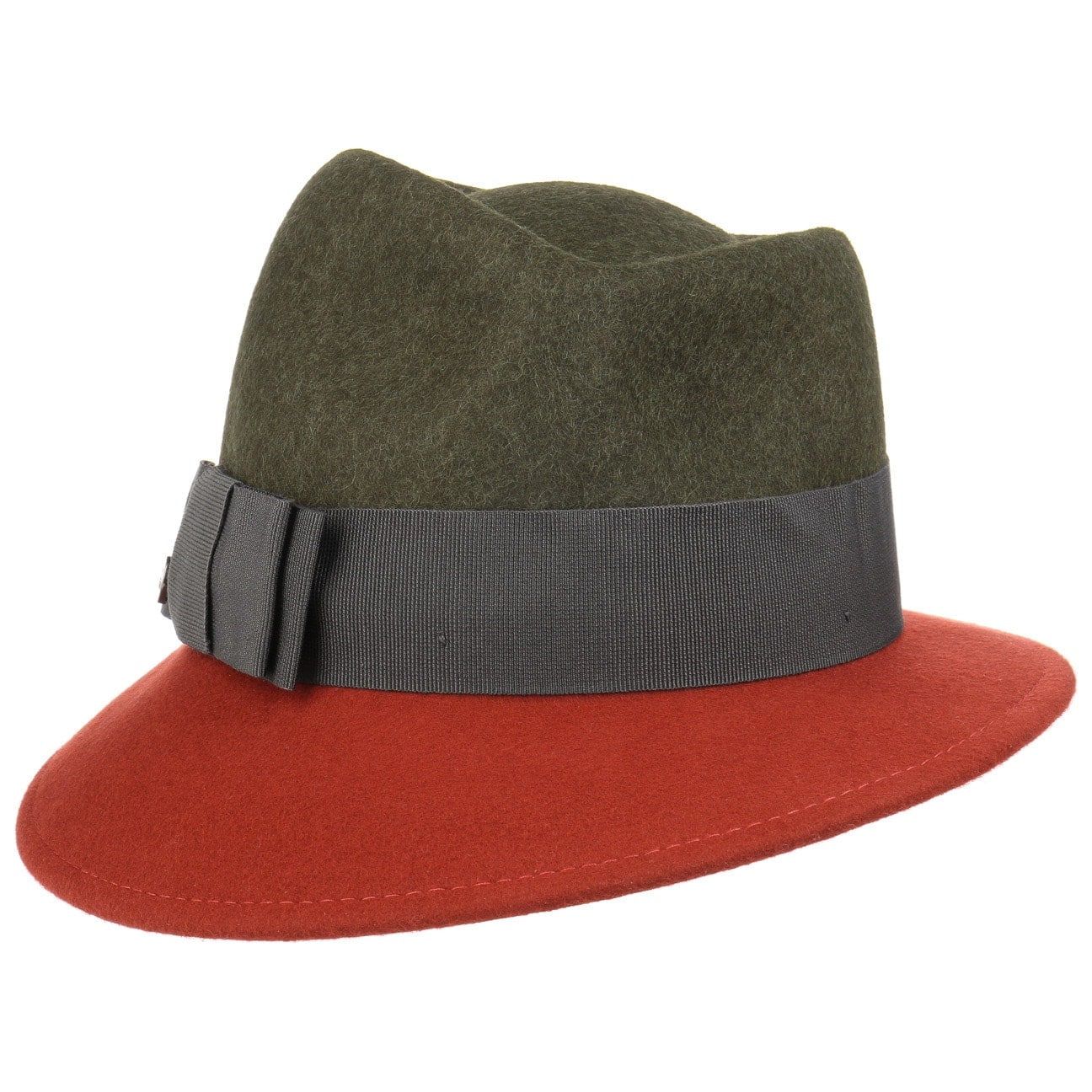 Lierys Asym Twotone Wool Felt Hat - Stylish Winter Fashion Accessory for Women | Perfect for Outdoor Events, Travel & Cold Weather