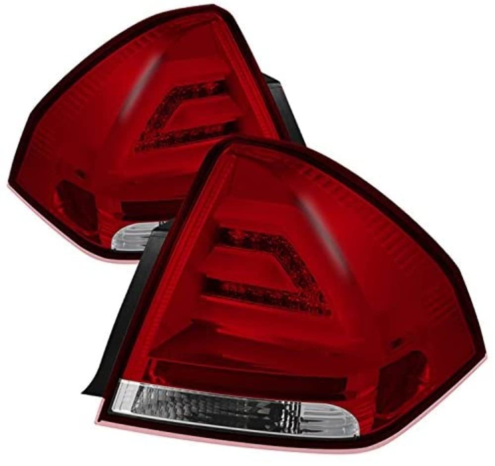 Spyder Auto 5076403 LED Tail Lights Red/Clear - High-Performance Brake Lights for Trucks & SUVs