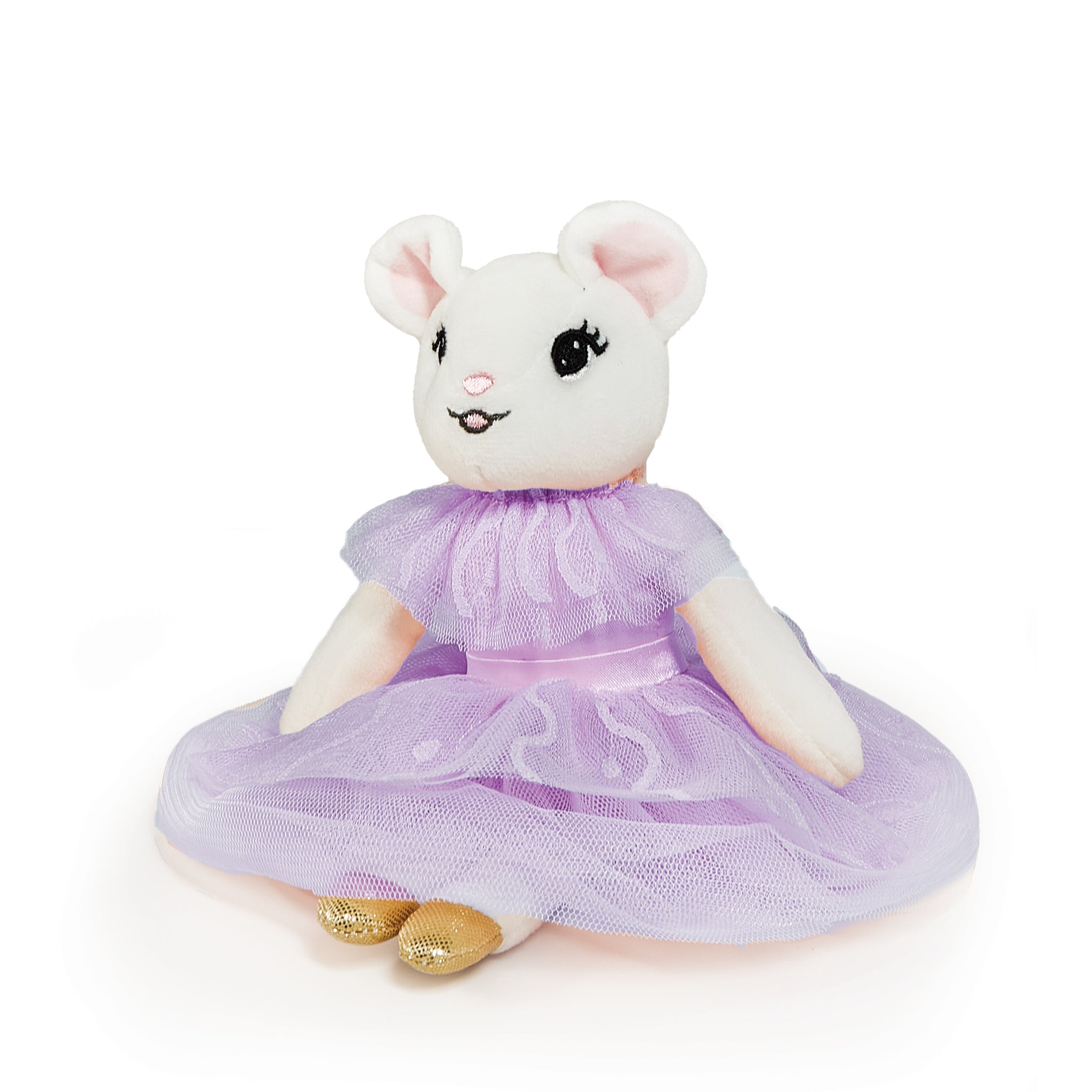 Claris The Mouse Oh La La Lilac Plush Stuffed Animal Toy - Cute Collectible Gift for Kids & Disney Fans, Perfect for Birthday Parties & Room Decor
