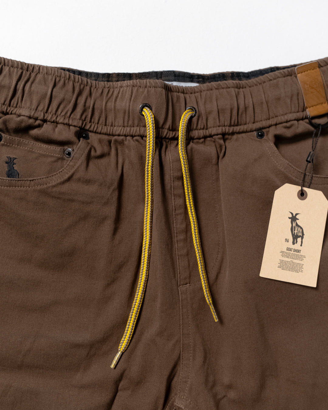 Premium GOAT SHORTS for Men - Soft & Comfortable Chocolate Brown Athletic Shorts - Perfect for Running, Gym Workouts & Casual Wear