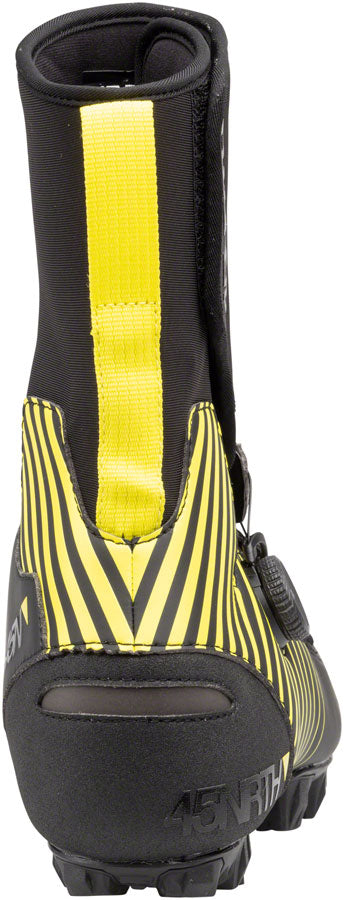 45NRTH Ragnarok Tall Winter Cycling Boots for Men - Waterproof, Insulated, Black, Size 43 - Perfect for Cold Weather Commuting & Mountain Biking