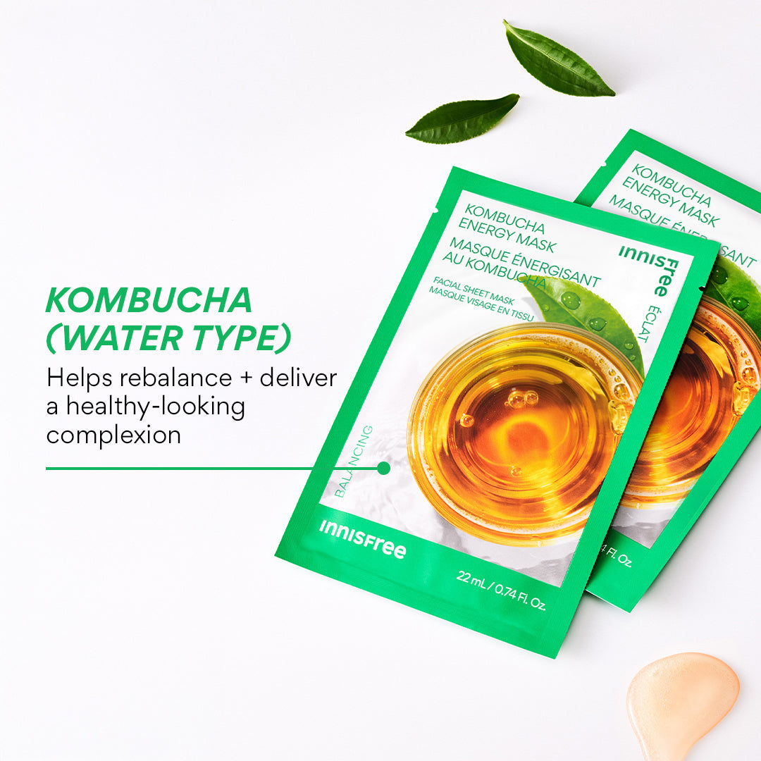10-Piece Hydrating Energy Sheet Mask Set - Korean Skincare for Glowing Skin | Perfect for Spa Night, Travel & Self-Care Routine