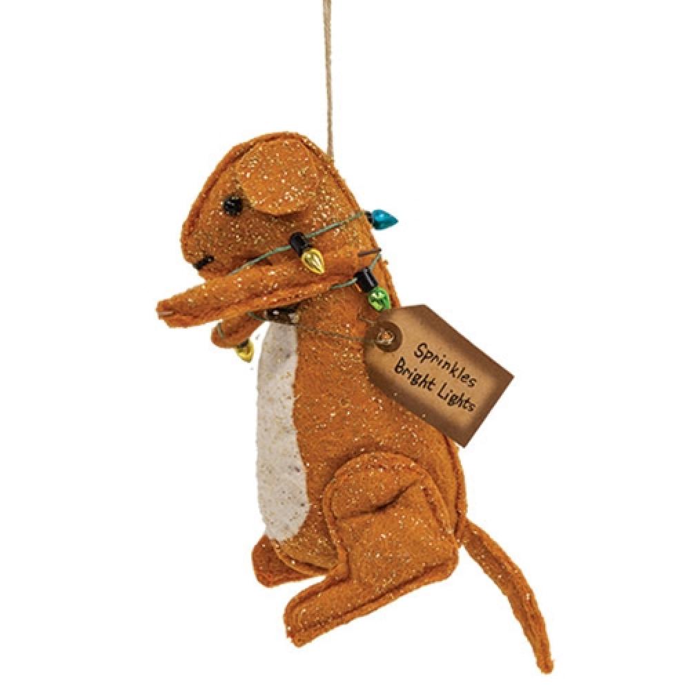 Sparkling Sprinkles Bright Lights Mouse Ornament - Christmas Tree Decoration for Holiday Home Decor