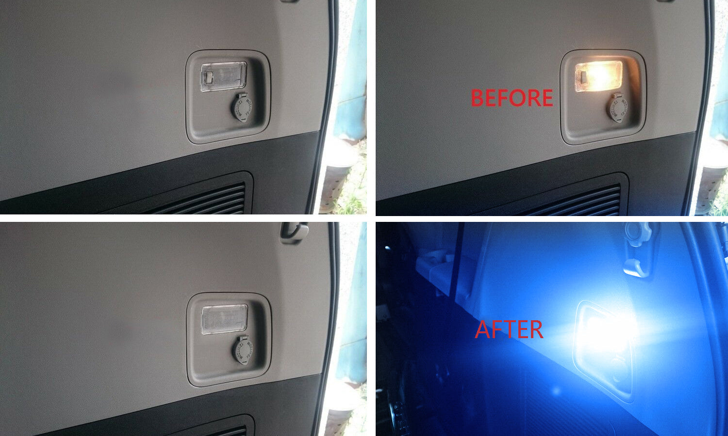 2W High Power Red LED Trunk Cargo Light Assembly for Lexus & Toyota - Durable Interior Lighting for Cars, Trucks, SUVs (Perfect for Nighttime Loading/Unloading & Vehicle Organization)