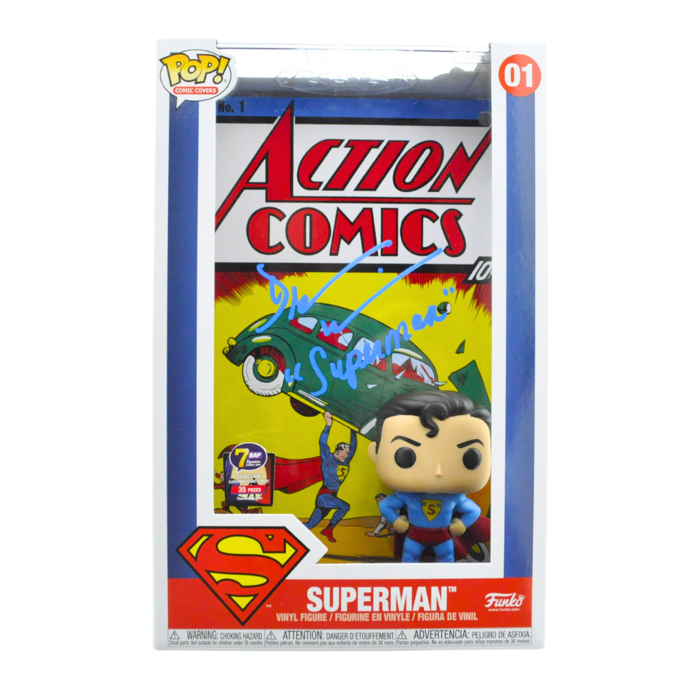 Dean Cain Autographed Superman Comic Cover - Limited Edition 1/35 - Collectible Memorabilia for DC Fans & Superhero Enthusiasts - Perfect for Display in Home Office or Man Cave