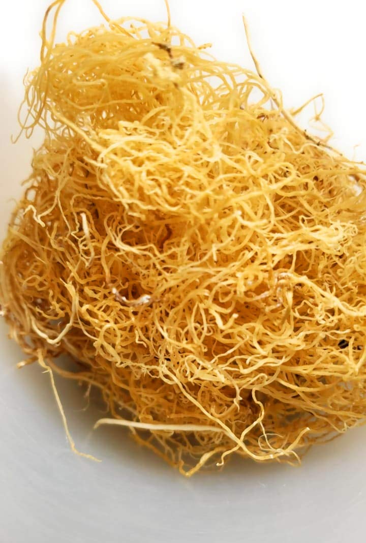Organic Raw Wildcrafted Jamaican Sea Moss (Chondrus Crispus) - Sun-Dried, Nutrient-Rich Superfood - 4oz/113g - Dr. Sebi Approved - Clean Ocean Harvest | Perfect for Smoothies, Vegan Recipes & Immune Support