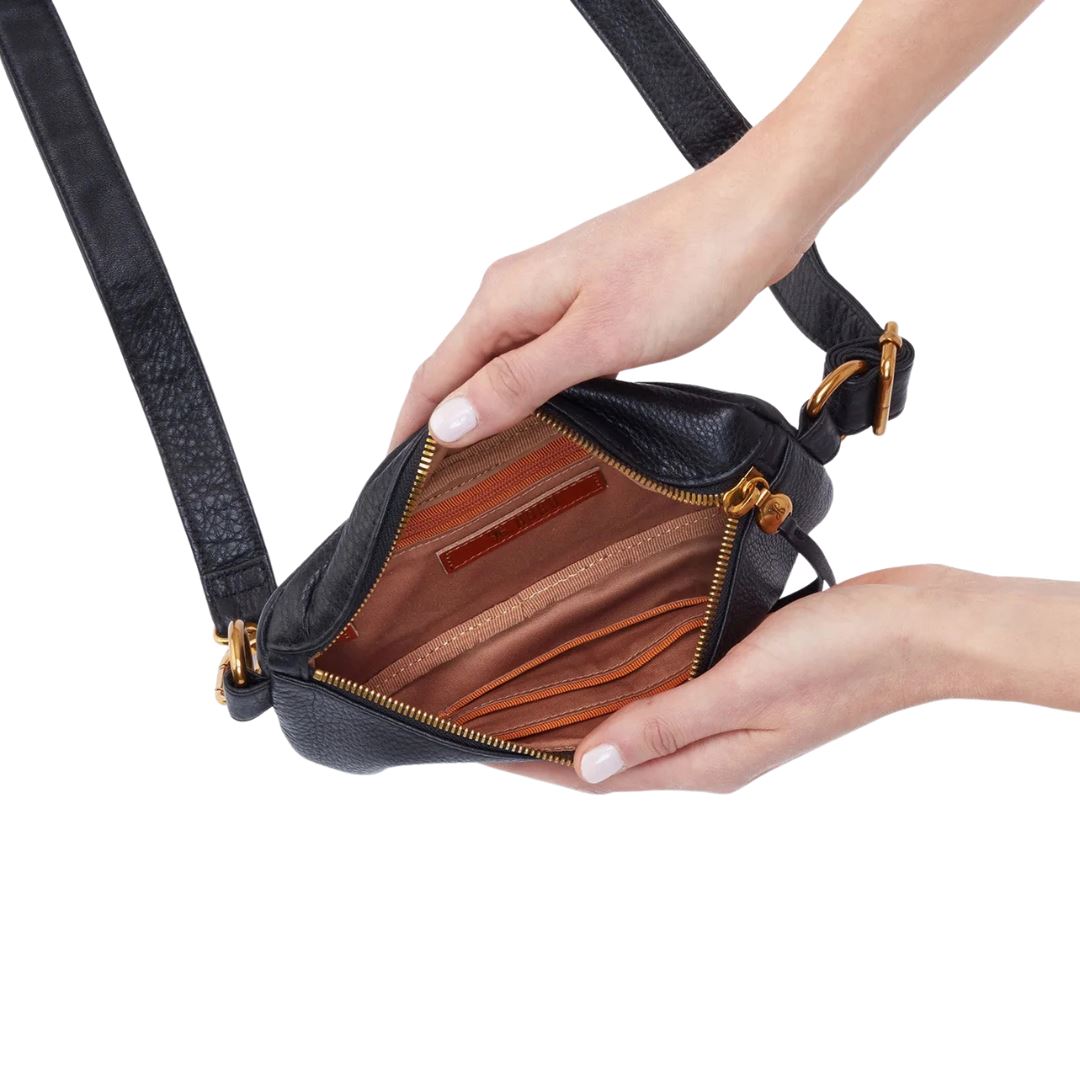 HOBO FERN Belt Bag for Women - Crossbody Sling Bag with Adjustable Strap - Stylish Hands-Free Purse for Travel, Shopping & Everyday Use