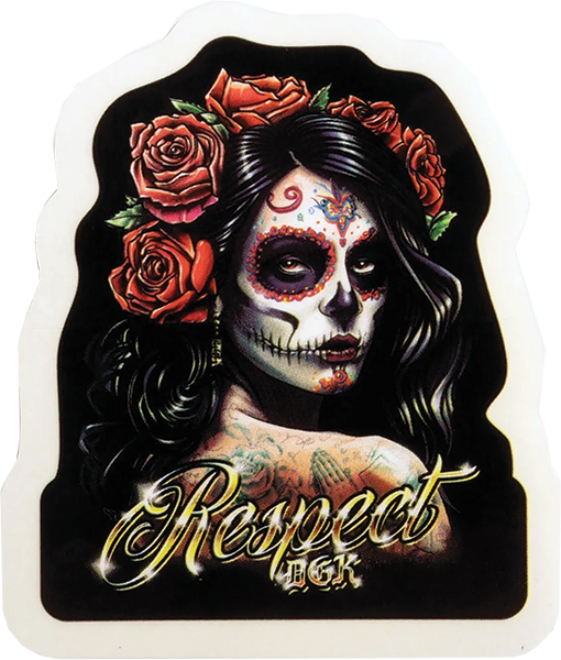 DGK Muerta Sticker Single - Premium Vinyl Decal for Skateboards, Laptops & Water Bottles - Durable, Waterproof Decorative Sticker for Skaters & Urban Style Enthusiasts