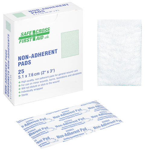 Sterile Non-Adherent Pads 5.1 x 7.6 cm (2