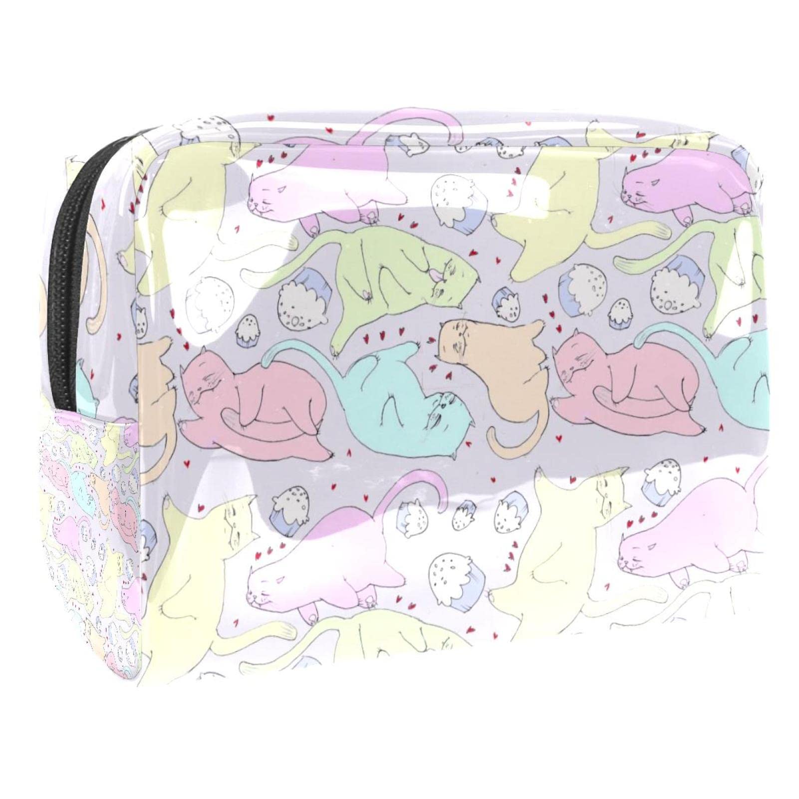 Lazy Sea Lion Makeup Bag - Waterproof Cosmetic Organizer for Travel, Professional Portable Brush Holder & Storage Pouch - Perfect for Makeup Artists, Travelers & Daily Use