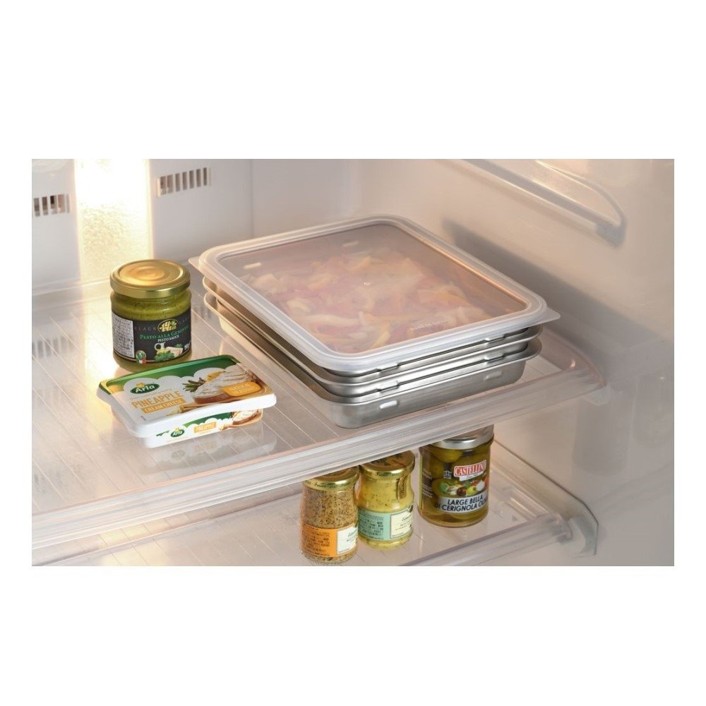 Enzo 6-Piece Breading and Draining Tray Set with Lids - Perfect for Frying Chicken, Fish, and Vegetables - Ideal for Home Kitchens and Restaurants