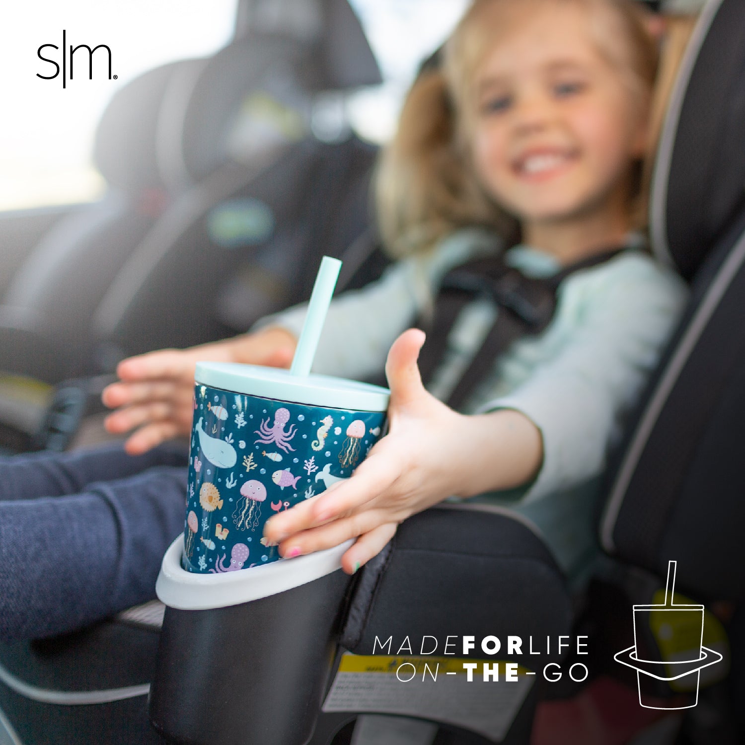 Kids Classic Tumbler with Lid & Silicone Straw - BPA Free Spill Proof Water Bottle for School, Travel & Outdoor Activities