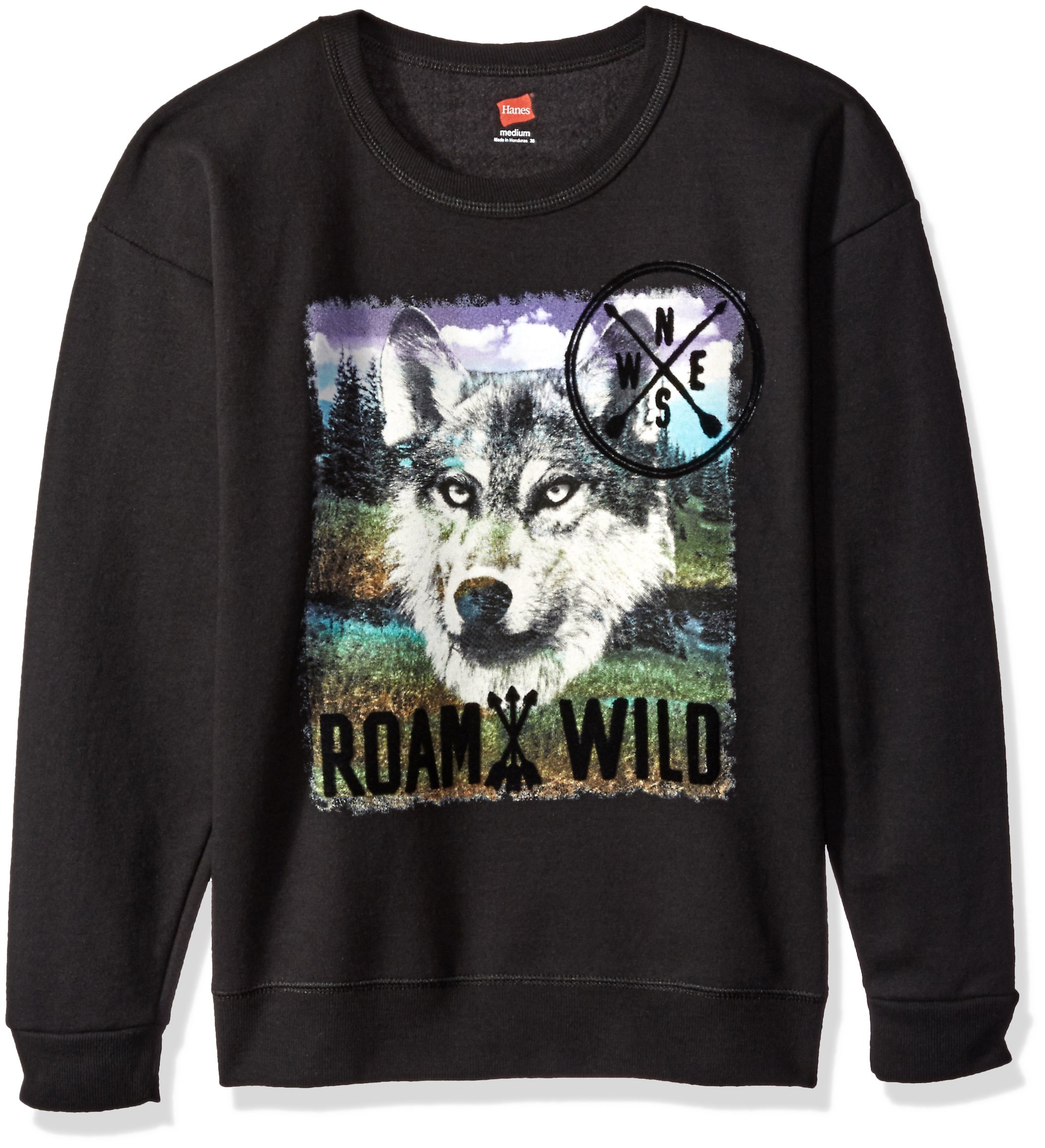 Hanes Boys Graphic Sweatshirt - Soft Cotton Pullover with Cool Designs, Perfect for School, Playdates, and Casual Outings