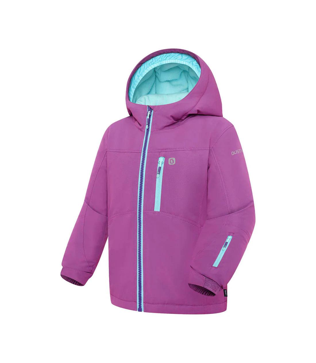 Gusti Amery Girls Winter Snowsuit - Waterproof Insulated Snow Jacket & Pants Set for Toddler & Kids - Perfect for Skiing, Sledding & Outdoor Winter Activities