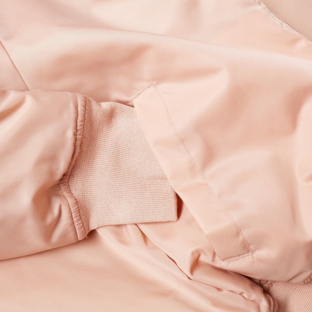 Stussy Flight Satin Bomber Jacket Peach 115329 - Stylish Men's & Women's Lightweight Jacket for Casual Wear & Street Fashion