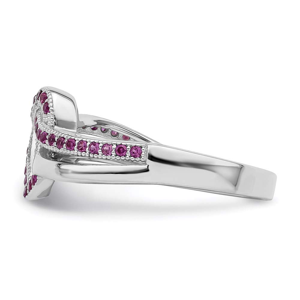 925 Sterling Silver Cubic Zirconia Heart Ring for Women - Elegant Fine Jewelry Gift for Her, Perfect for Valentine's Day, Anniversary & Romantic Occasions