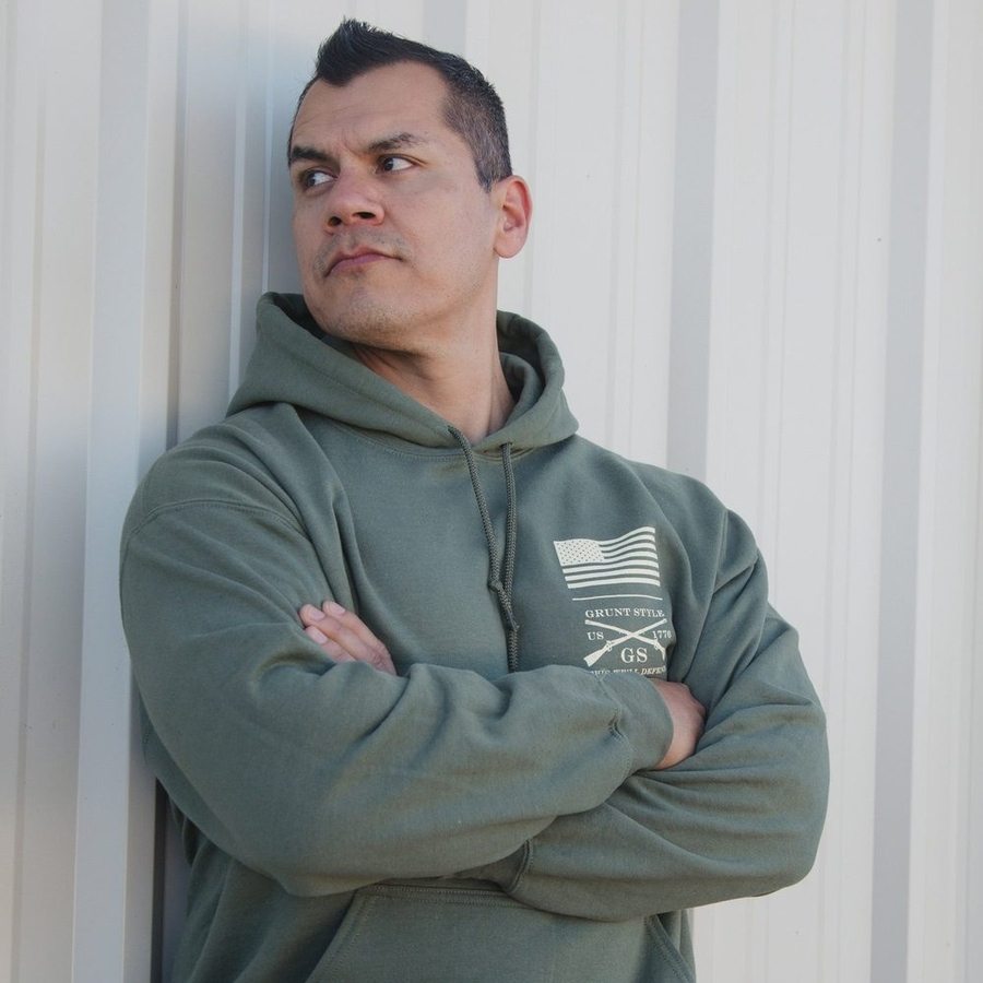 Lift The Nation Hoodie - Military Green Pullover for Men & Women | Comfortable Casual Wear for Outdoor Activities, Gym, and Everyday Use