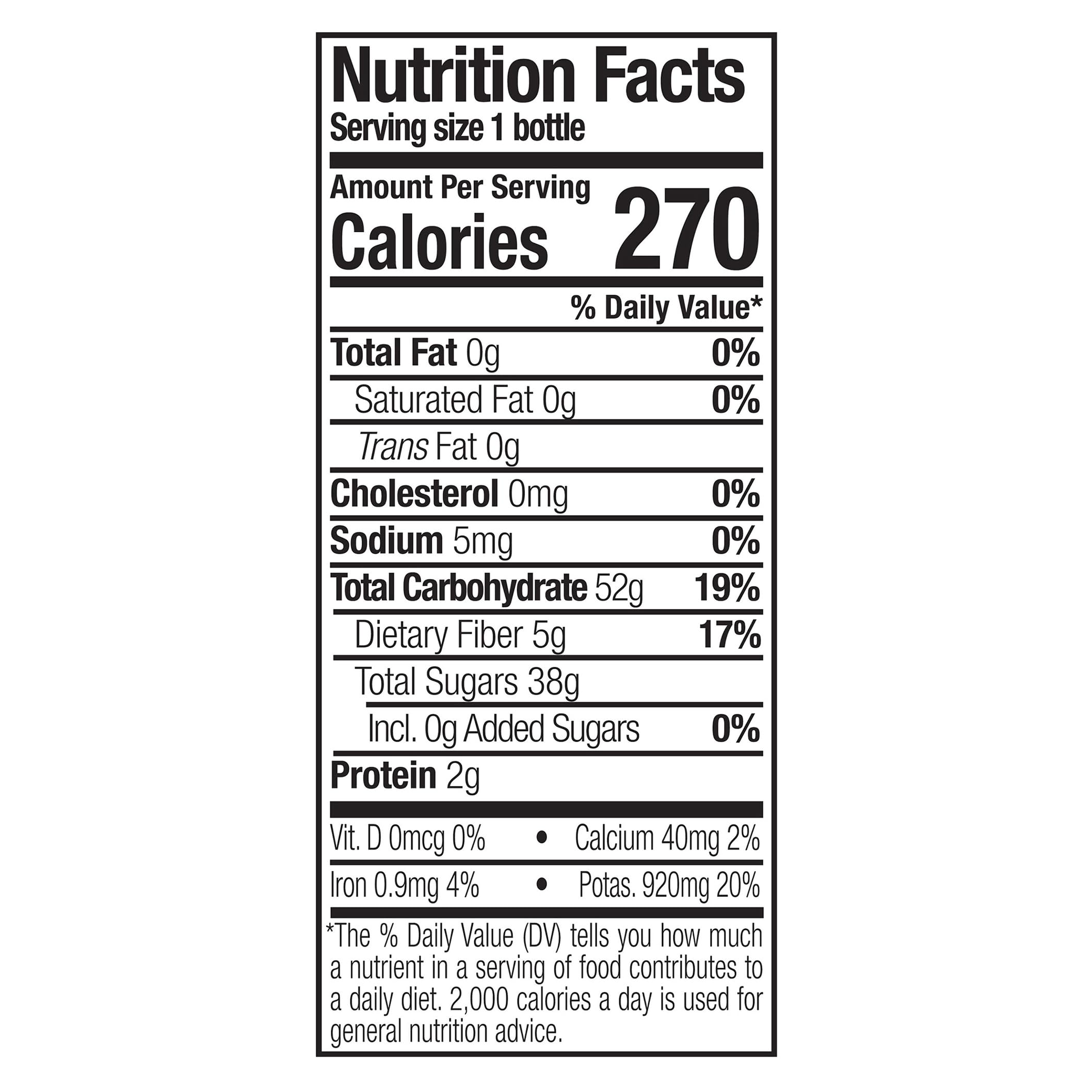 Naked Juice Strawberry Banana 100% Fruit Smoothie Blend - 15.2 fl oz | Healthy Breakfast Drink, Post-Workout Recovery & On-the-Go Snack