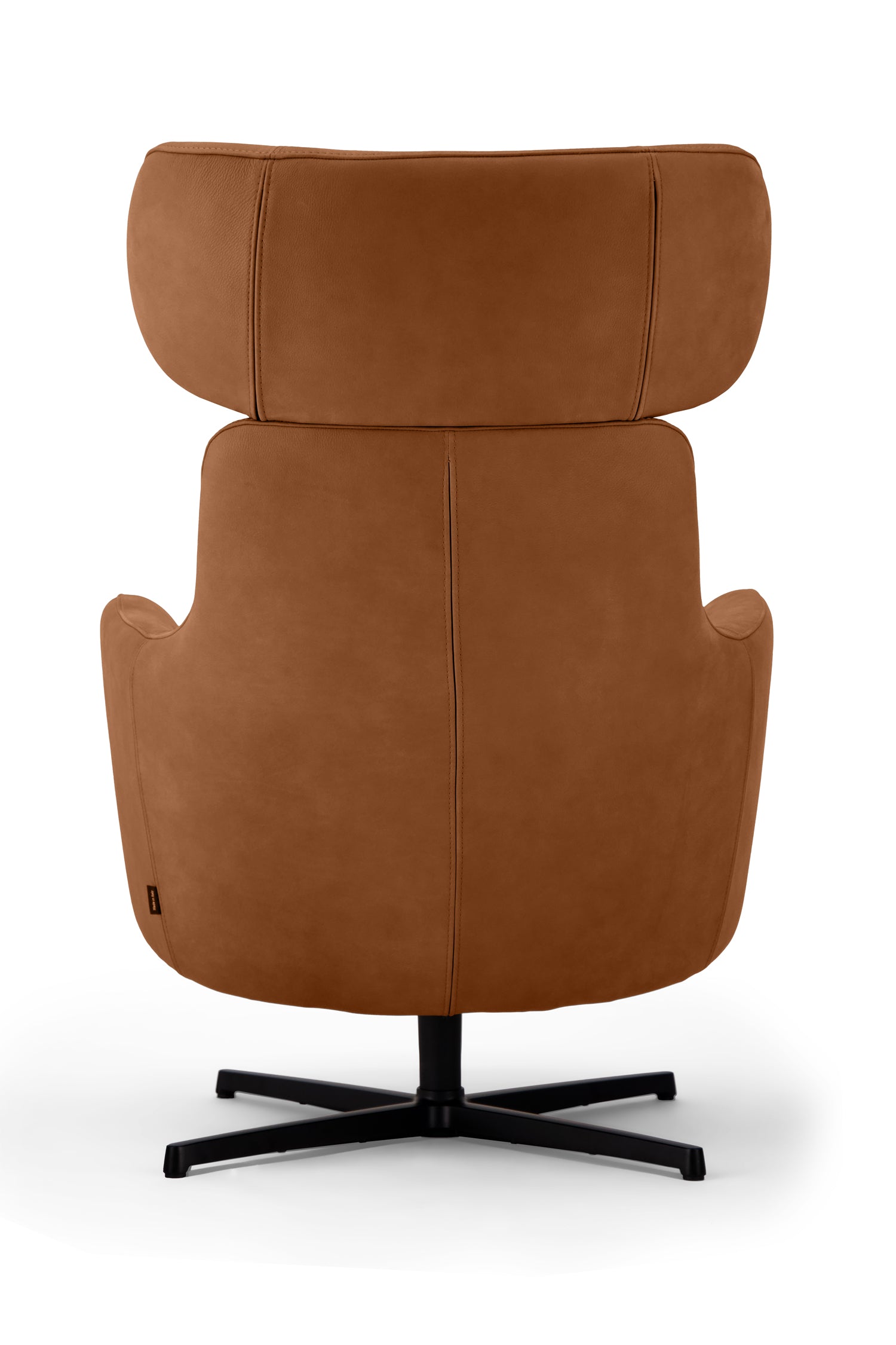 Ditre Cuper Swivel Armchair with Footstool - Modern Lounge Chair for Living Room, Bedroom & Office - Comfortable 360° Rotating Recliner for Relaxing & Reading