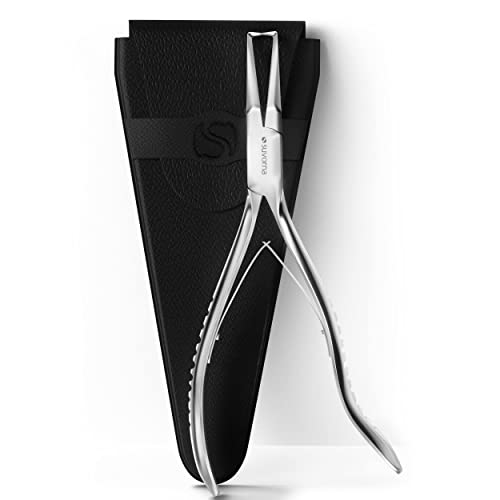 Professional Micro Link Hair Extension Pliers & Tool Kit for Micro Ring, Feather Extensions & Beads - Steel Hair Loop Styling Tool for Salon & Home Use
