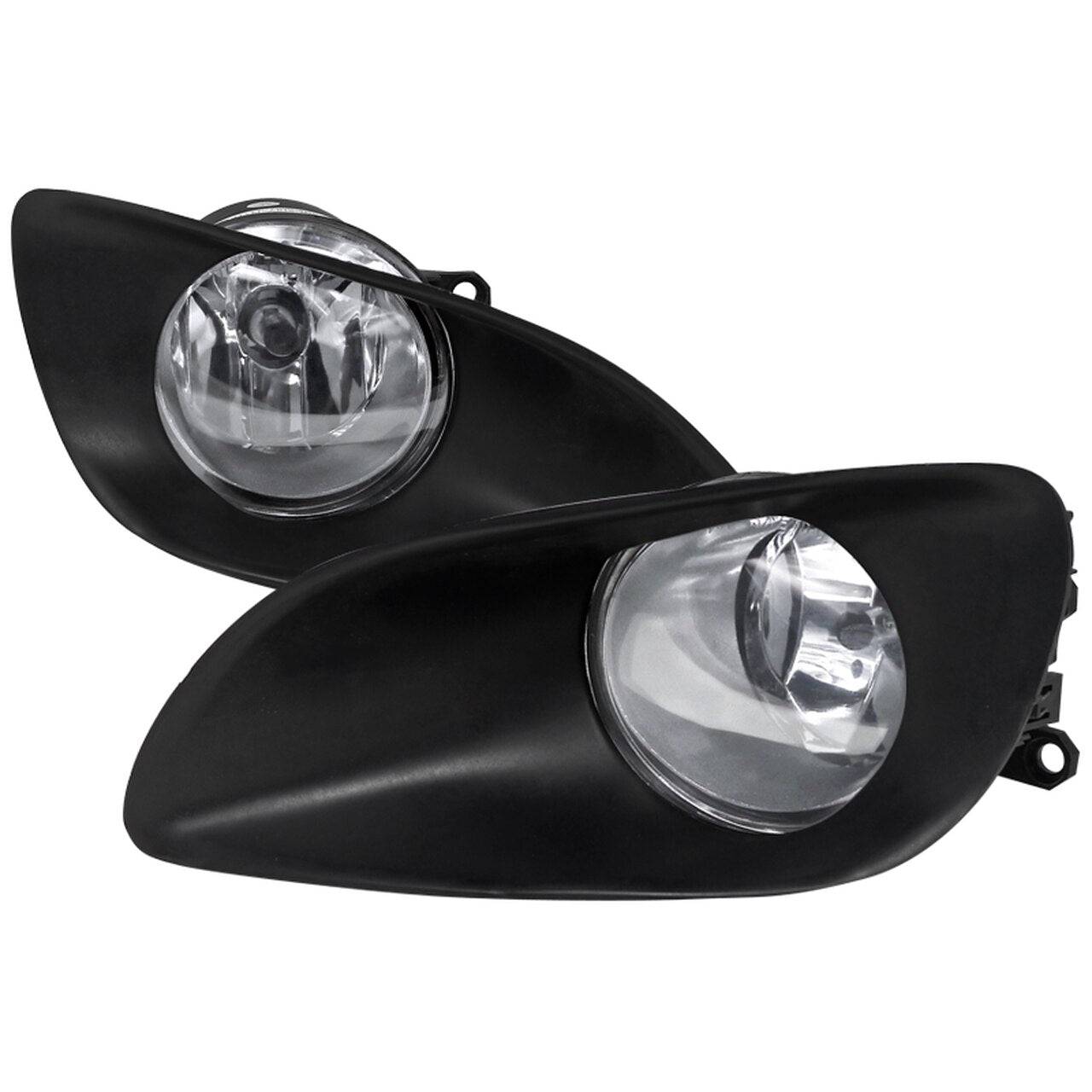 2006-2009 Toyota Yaris Sedan 4-Door Fog Lights with Clear Lens - Durable Replacement Fog Lamps for Improved Night Driving Visibility (Perfect for Rainy/Foggy Conditions & Off-Road Use)