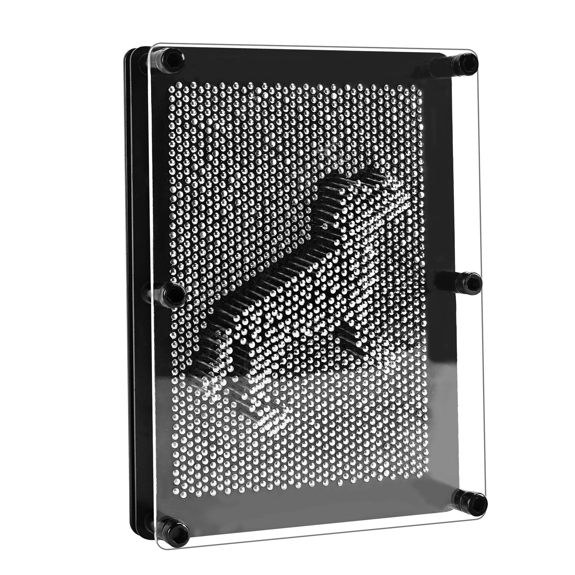 MICKYU 3D Metal Pin Art Board - Sensory Toy for Kids Ages 8-12, Autism Learning & Stress Relief Game, Creative Gift for Autistic Children - Perfect for Classroom, Therapy & Home Play Activities