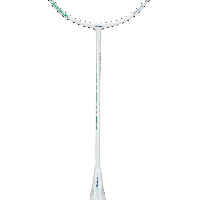 Li Ning Axforce 10 Pearl White Badminton Racket - Prestrung Professional Badminton Racquet for Advanced Players | Perfect for Tournaments & Training | Made in China