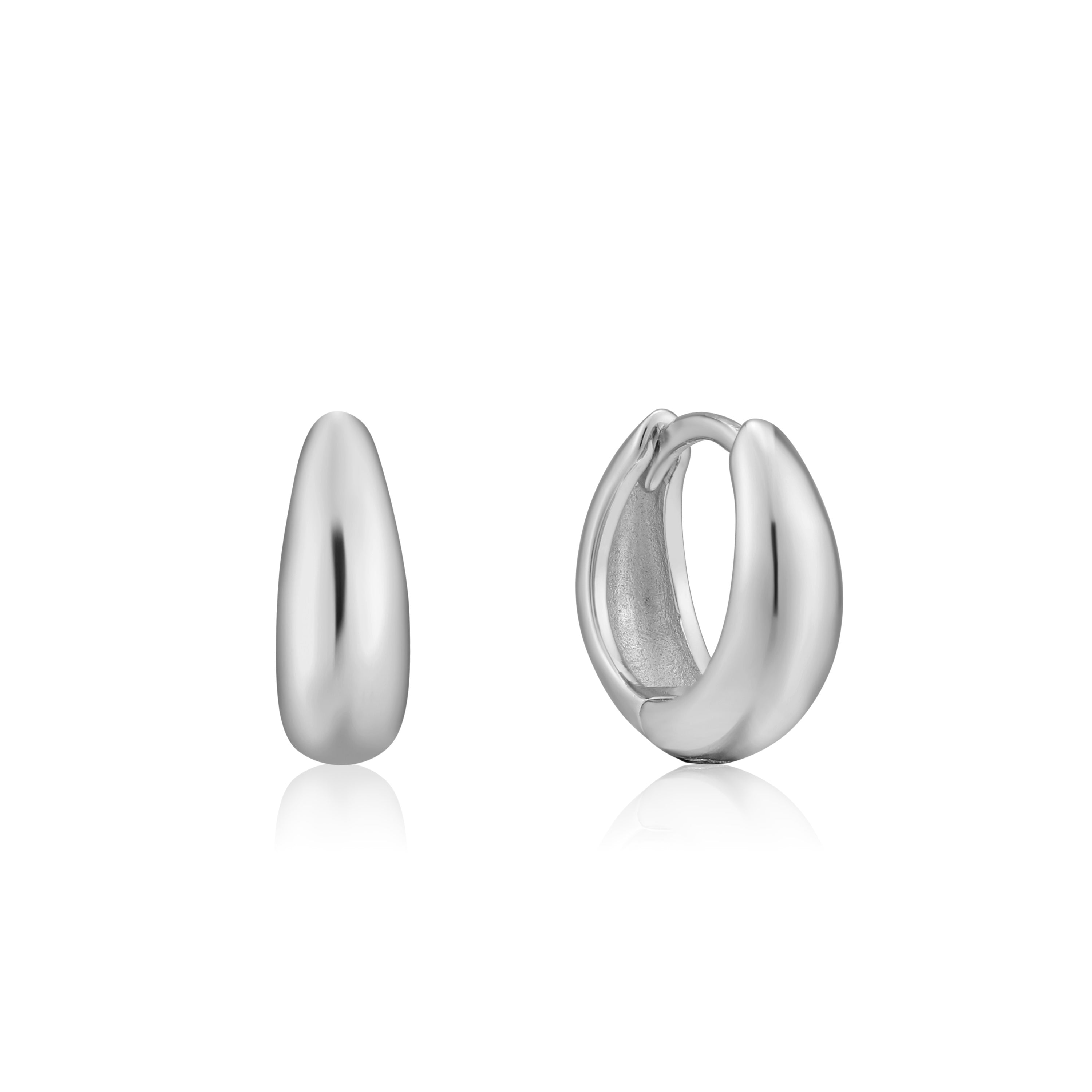 LUXE HUGGIE HOOP EARRINGS - 14K Gold Plated Minimalist Hoop Earrings for Women, Hypoallergenic & Lightweight - Perfect for Everyday Wear, Date Night & Special Occasions