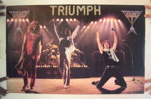 Triumph Band Concert Poster - Vintage Rock Music Wall Art for Home, Office & Music Room Decor
