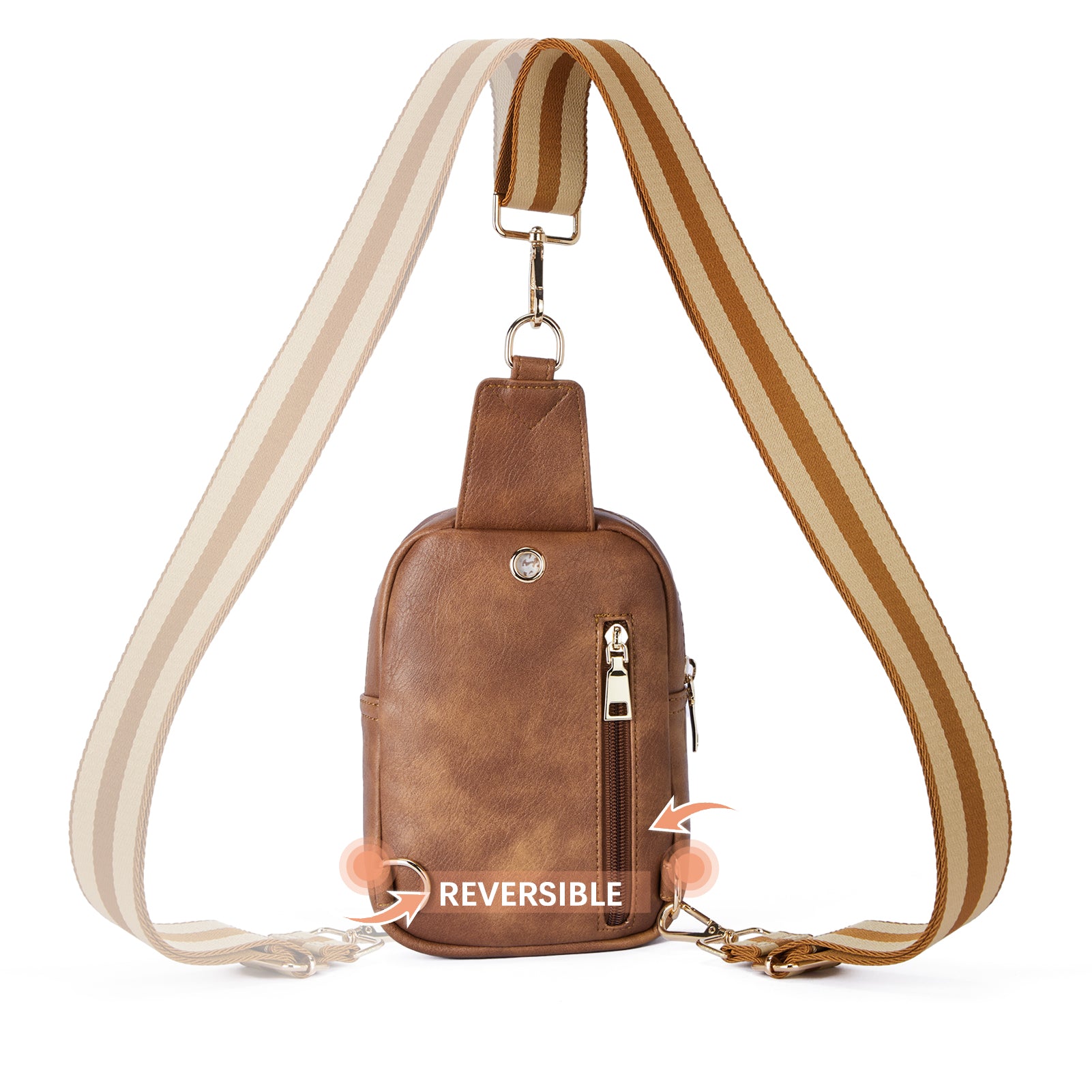 Aurora Removable Patchwork Color Guitar Strap Crossbody Bag - Stylish & Adjustable for Music Lovers, Concerts, Travel & Everyday Use