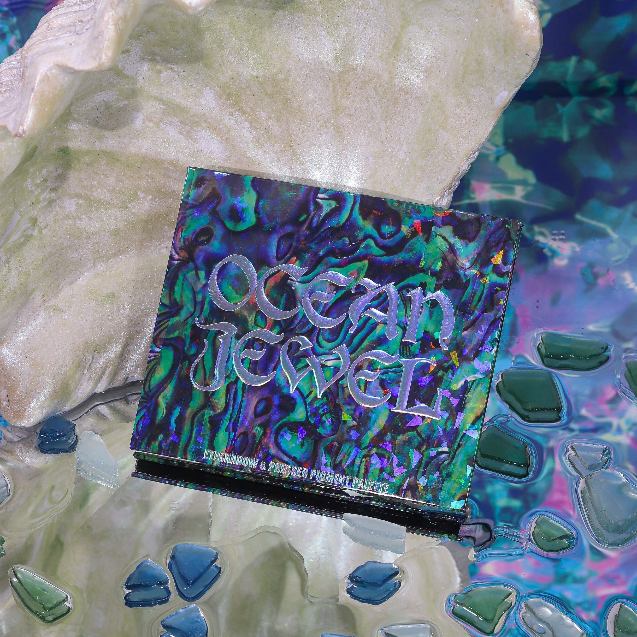 Ocean Jewel Eyeshadow Palette - 12 Vibrant Matte & Shimmer Shades for Stunning Eye Makeup | Perfect for Day & Night Looks, Parties & Special Occasions