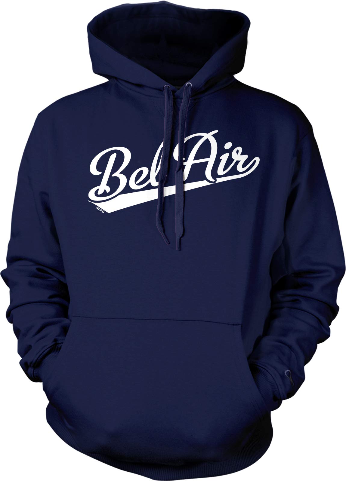 Bel Air Hooded Sweatshirt for Men & Women - Soft Cotton Pullover Hoodie with Front Pocket - Perfect for Casual Wear, Street Style & Outdoor Activities