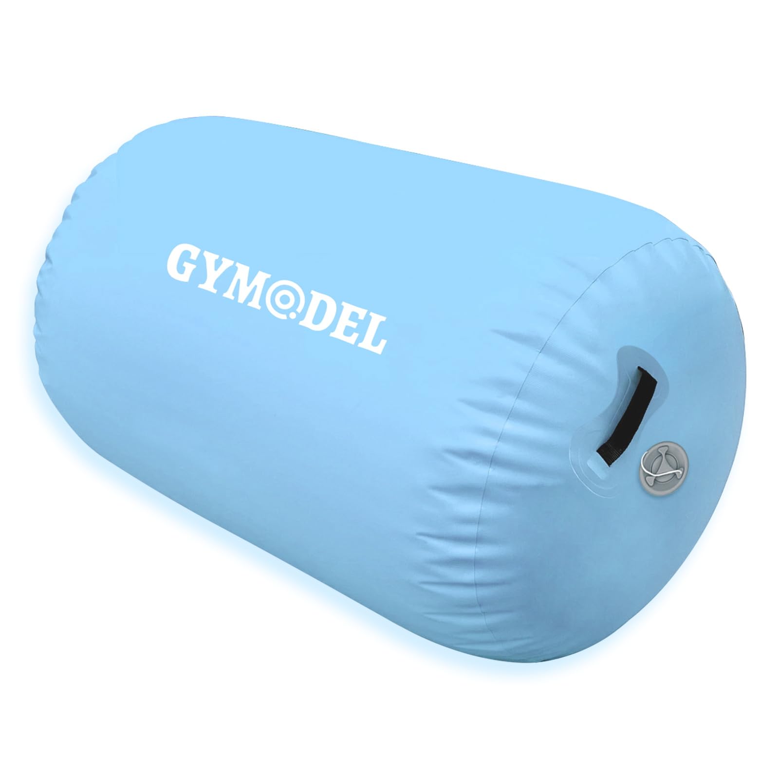 Inflatable Gymnastics Air Roller Barrel - Tumbling Training Mat for Back Handspring, Cheerleading & Yoga | Portable Home & Outdoor Use with Pump Included | Perfect for Gymnasts, Cheerleaders & Fitness Enthusiasts